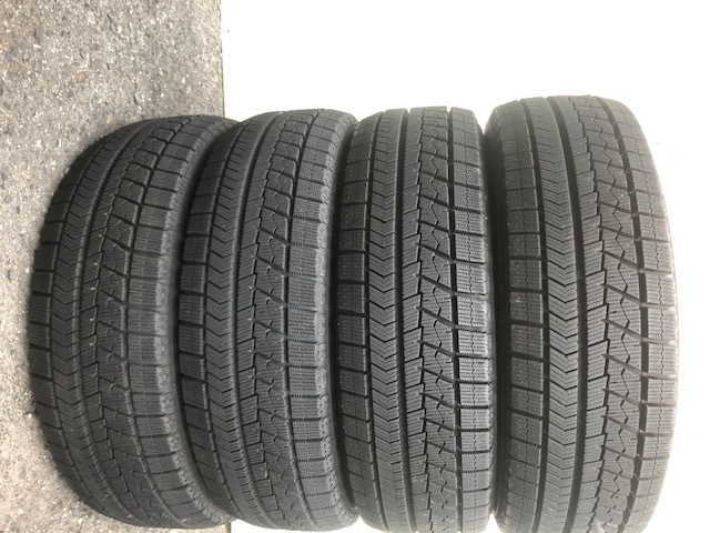 バリ山スタッドレス 185/65R15 BRIDGESTONE BLIZZAK VRXブリヂストンブリザック 4本 bB ISTティーダフリードノートデミオプジョ W169 POLO_画像1