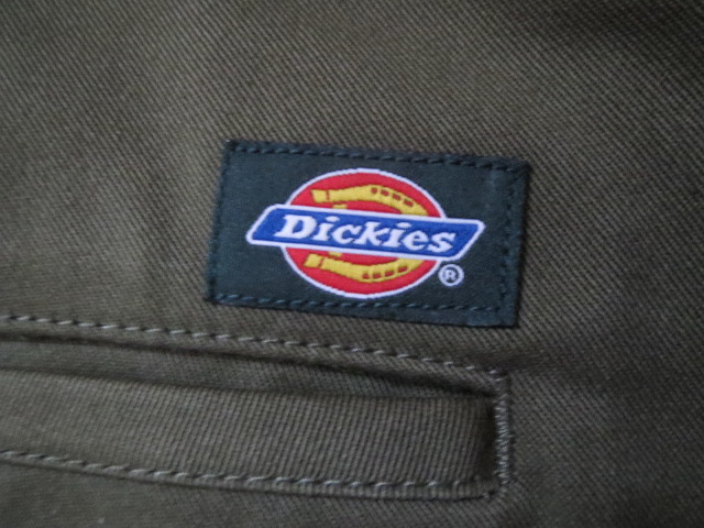 送料無料発送 ビッグサイズ Dickies(ディッキーズ) TCストレッチ スリムタイプ ナローパンツ オリーブ 36インチ XL 正規品 とても美品 _画像8