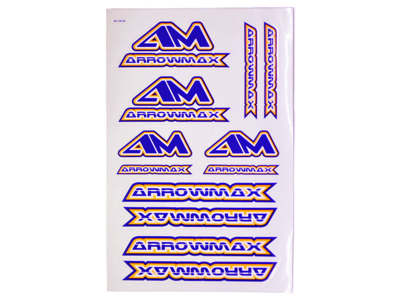 # free shipping * same day shipping # ARROWMAX decal M (14cm×21cm) AM-199108 Color 1 sheets Decal/TRF/asosi/ Kyosho / Tamiya /doli radio-controller [ immediate payment ]