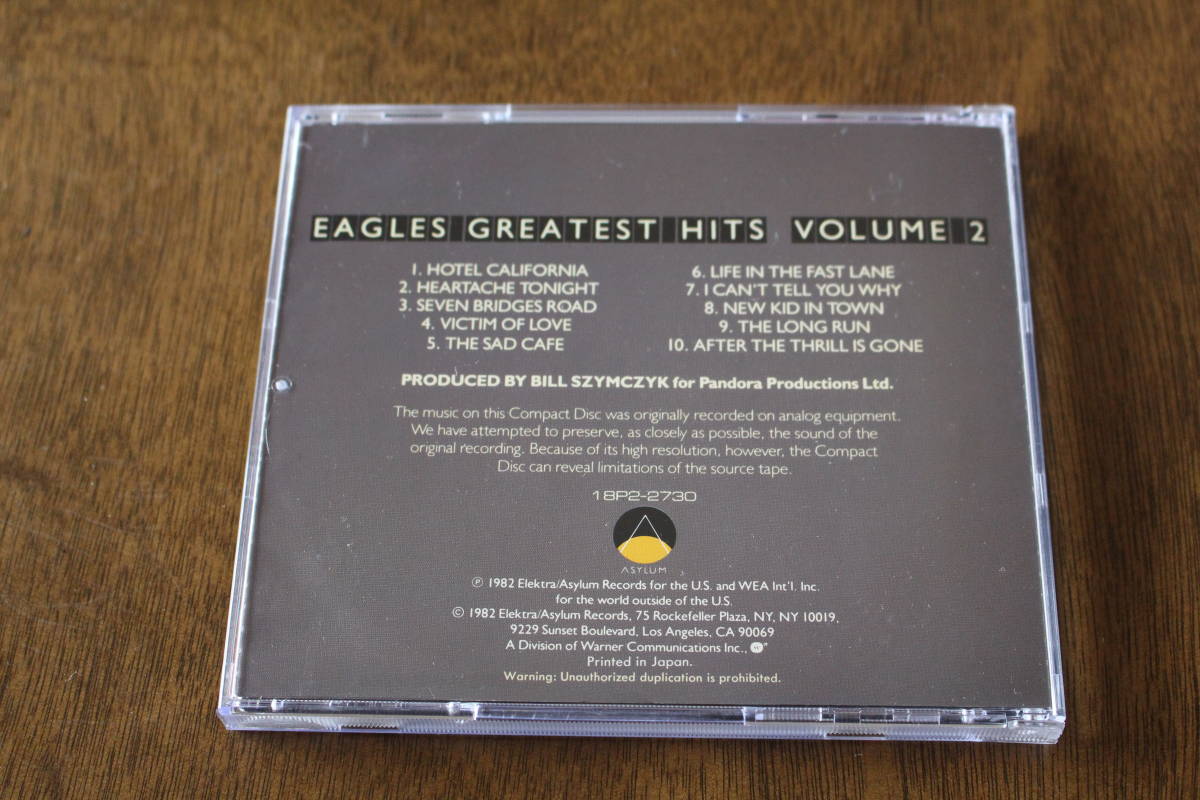 ■送料無料■EAGLES GREATEST HITS VOLUME2■イーグルス■