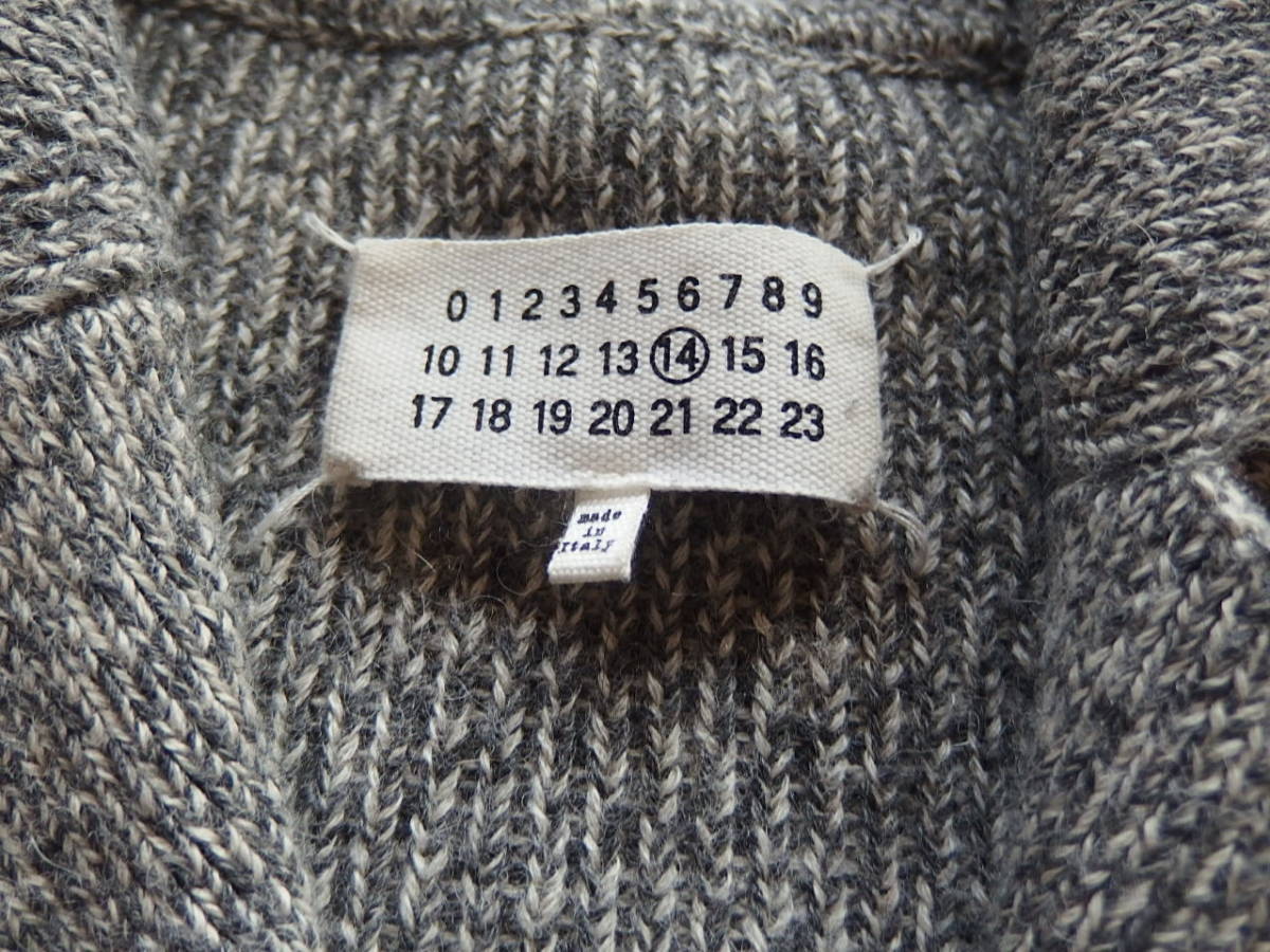 MARTIN MARGIELA マルタン・マルジェラ メンズ カーディガン ⑭ グレー