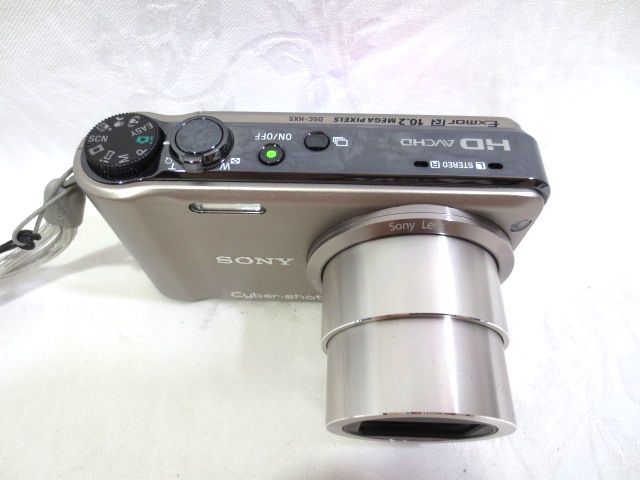 ◆高性能 Gレンズ搭載 SONY DSC-HX5V デジタルカメラ ゴールド☆ソニー サイバーショット Exmor R/10.2MP/HD/GPS_画像2