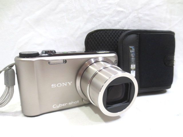 ◆高性能 Gレンズ搭載 SONY DSC-HX5V デジタルカメラ ゴールド☆ソニー サイバーショット Exmor R/10.2MP/HD/GPS_画像1