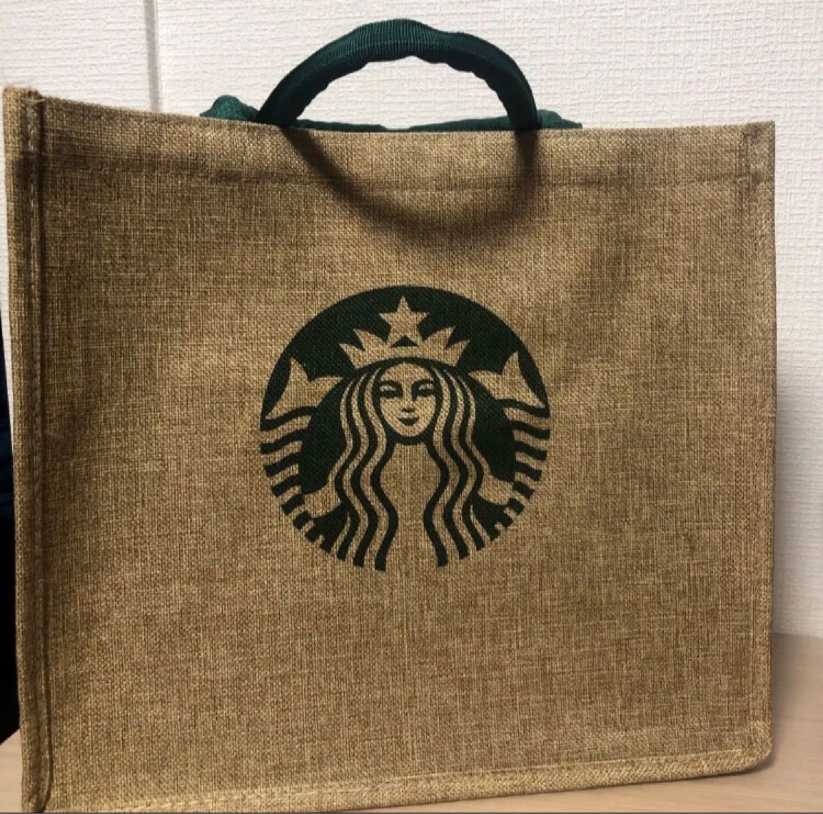 スターバックス スタバ STARBUCKS トートバッグ ジュート エコバッグ