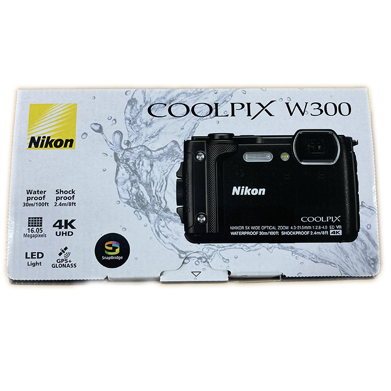 ニコン Nikon 防水デジタルカメラ COOLPIX W300 ブラック 新品 N00036 ...