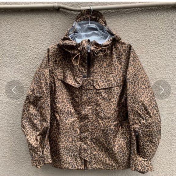 White Mountaineering　PERTEX SHIELD PRO LEOPARD PRINTED HOODED PARKA SIZE2 ホワイトマウンテニアリング　マウンテンパーカー_画像4