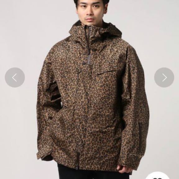 White Mountaineering　PERTEX SHIELD PRO LEOPARD PRINTED HOODED PARKA SIZE2 ホワイトマウンテニアリング　マウンテンパーカー_画像2