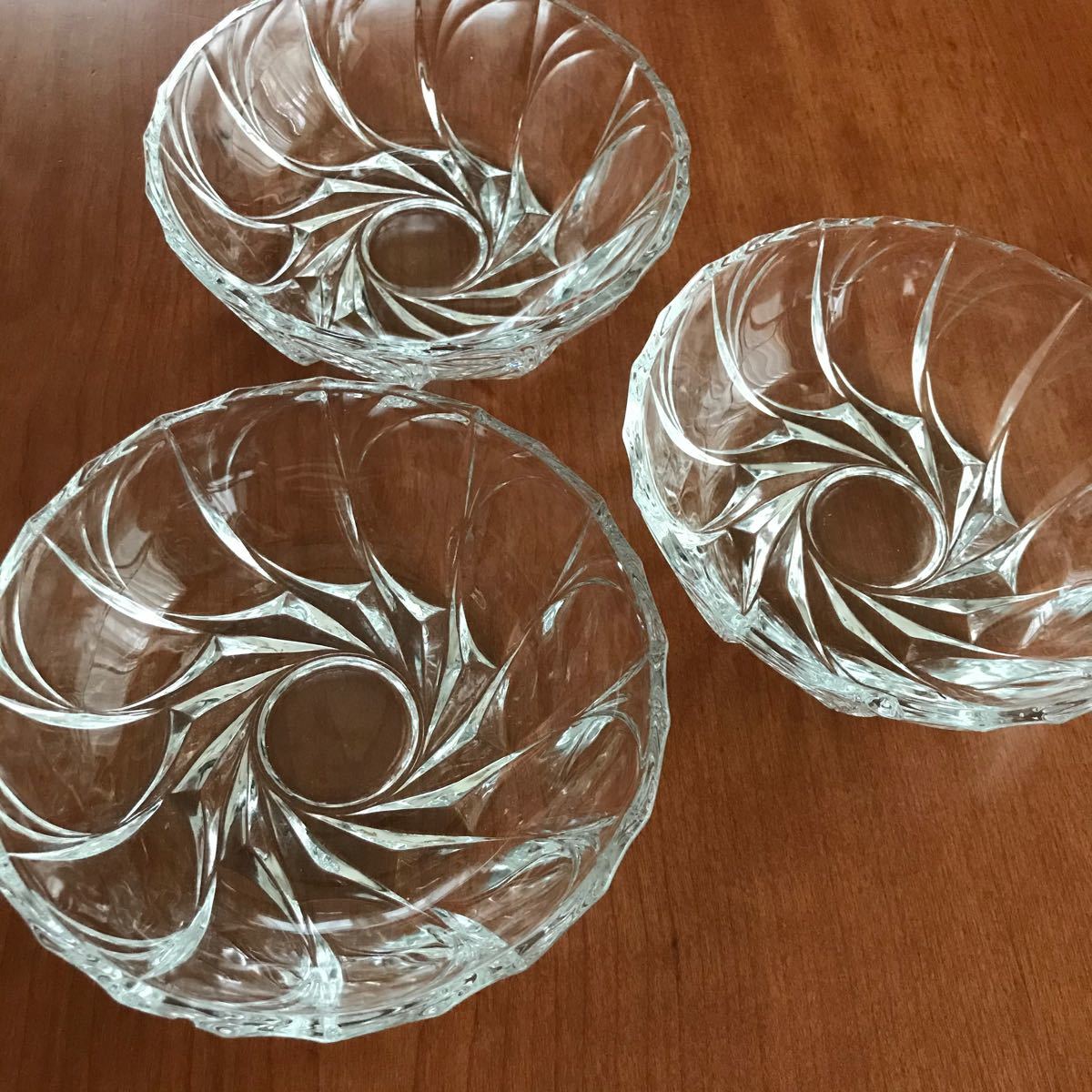 昭和レトロ サラダボウル  デザート皿　ガラス食器