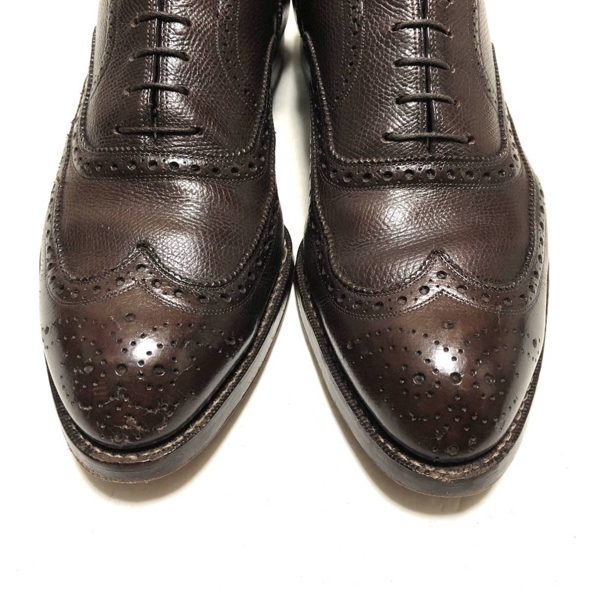 Johnston & Murphy Aristo Craft 手書き ジョンストン & マーフィー ウイングチップ ドレスシューズ レザーシューズ / florsheim