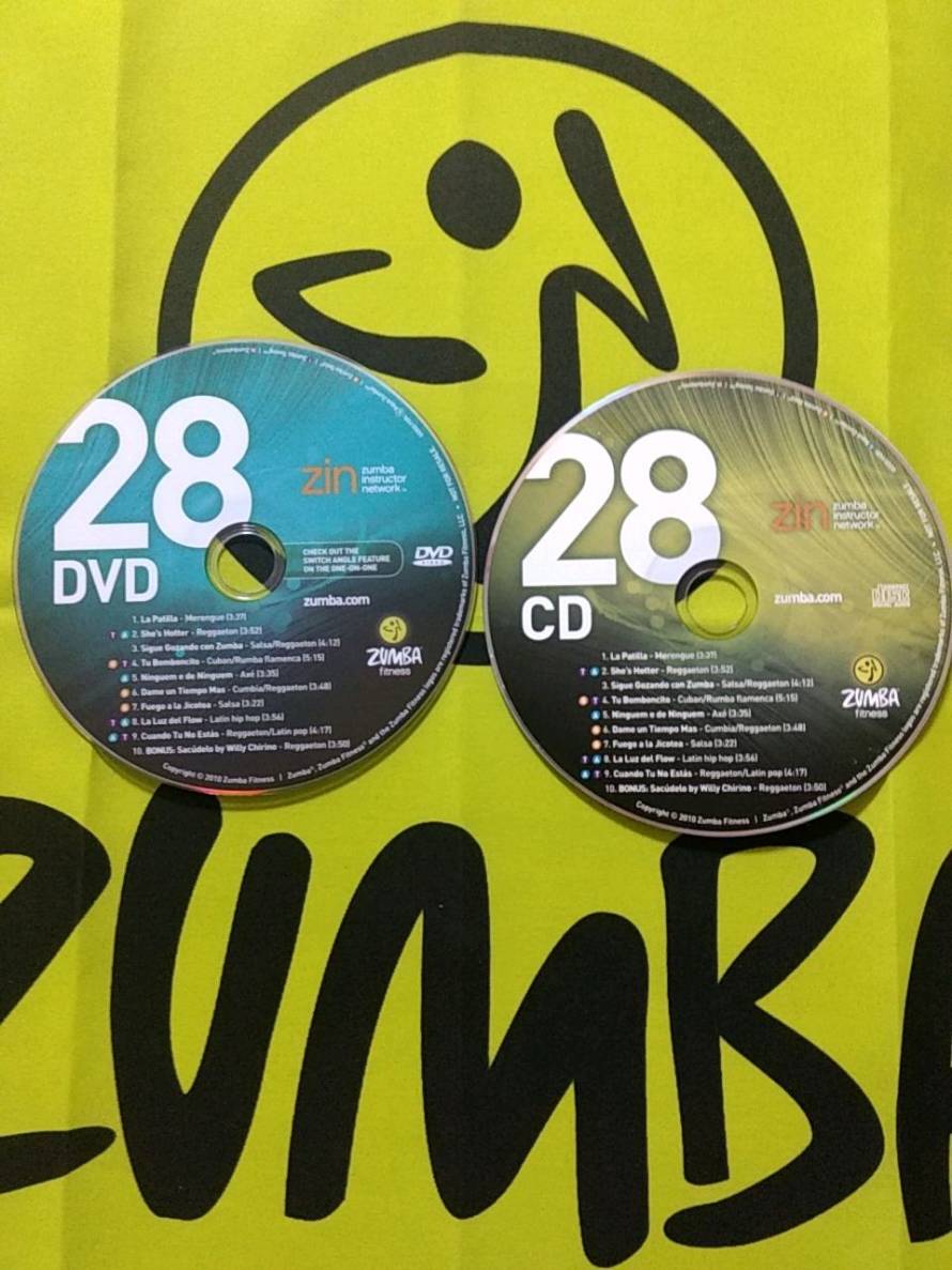 即決 希少品 ZUMBA ズンバ CD DVD ZIN23 ZIN24 ZIN25 ZIN26 ZIN27