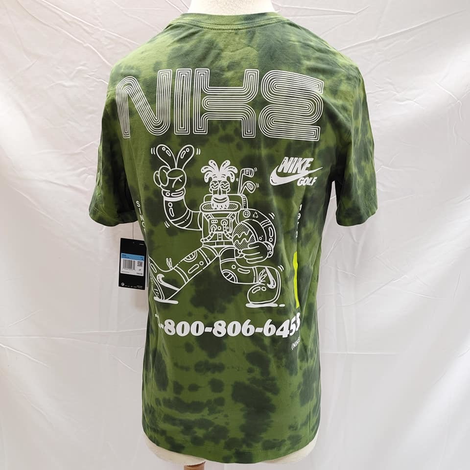 [ снижение цены ] Nike NIKE Golf 2021 Thai большой рисунок футболка космос . Golf DC0095 M 8800 иен -6600 иен 
