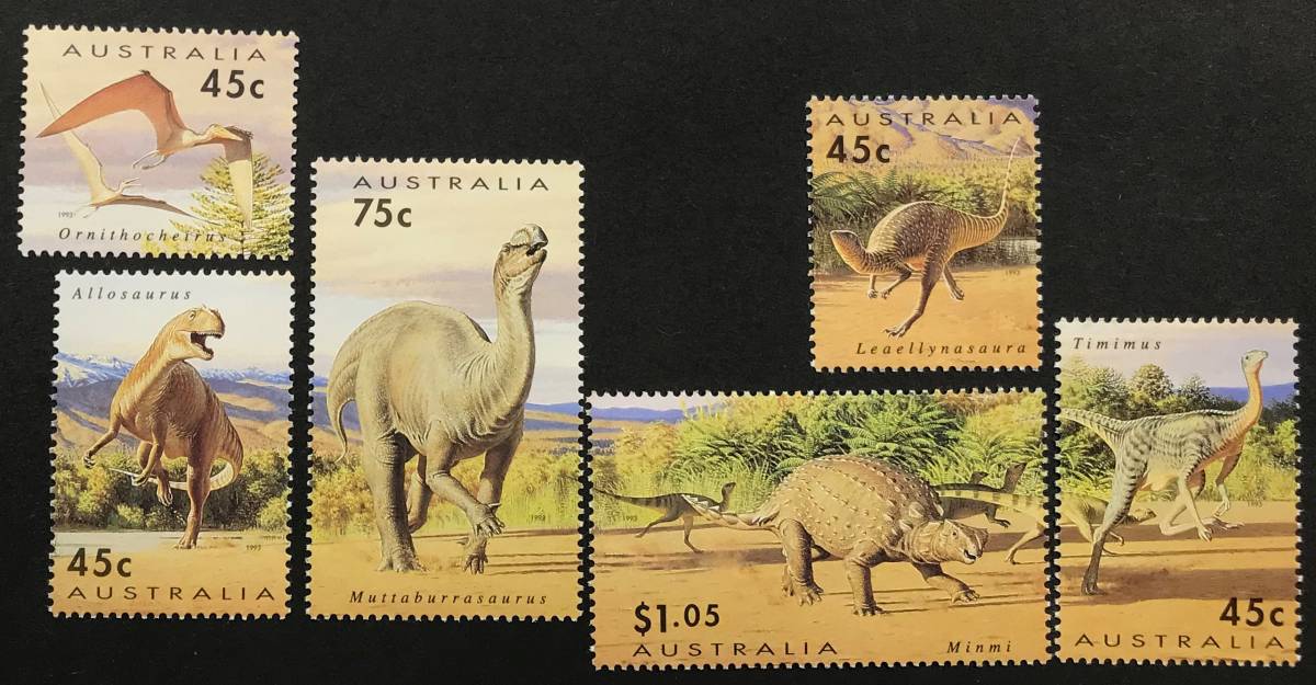  Australia 1993 year issue dinosaur old fee living thing stamp unused NH