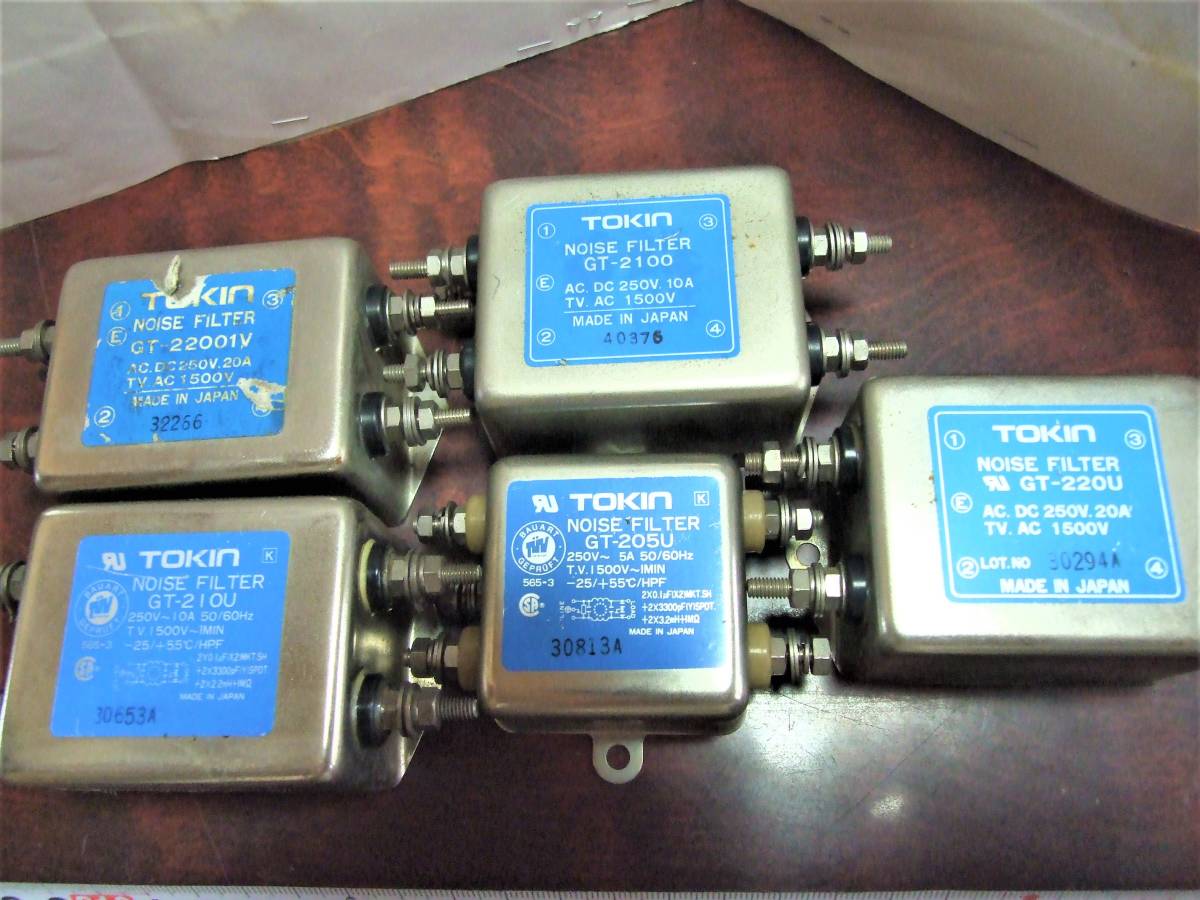 21-4/5 TOKIN noise filter. screw terminal GT-22001V * GT-210U* GT-2100 *GT-205U *GT-220U
