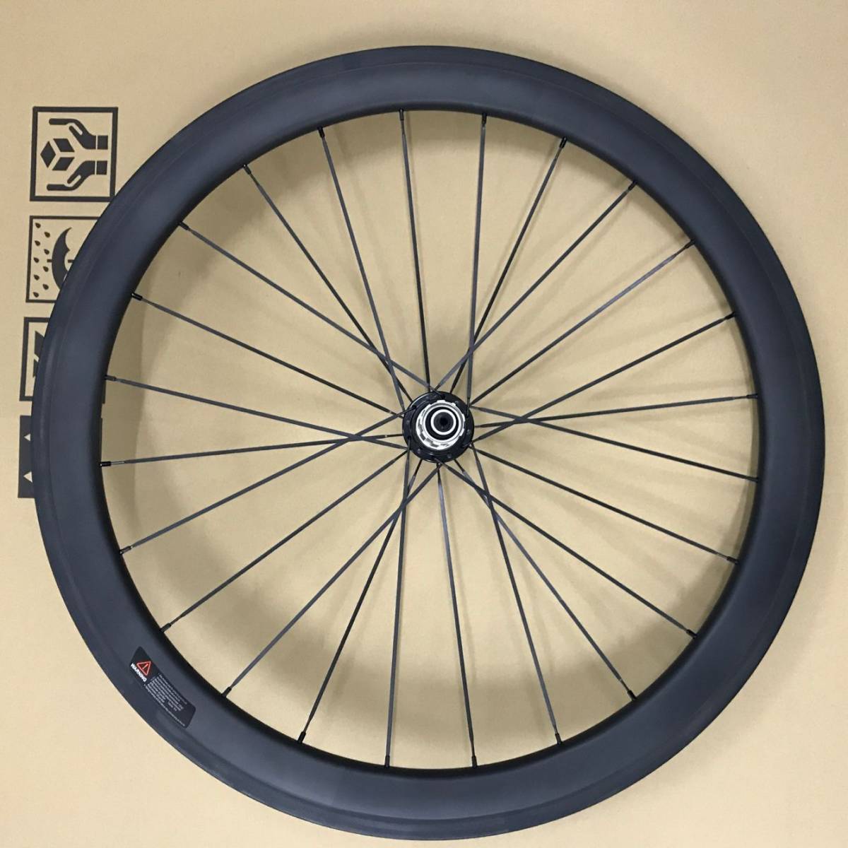 カーボンホイールセット 700C リム高60mm ロード/ピスト用 前後セット