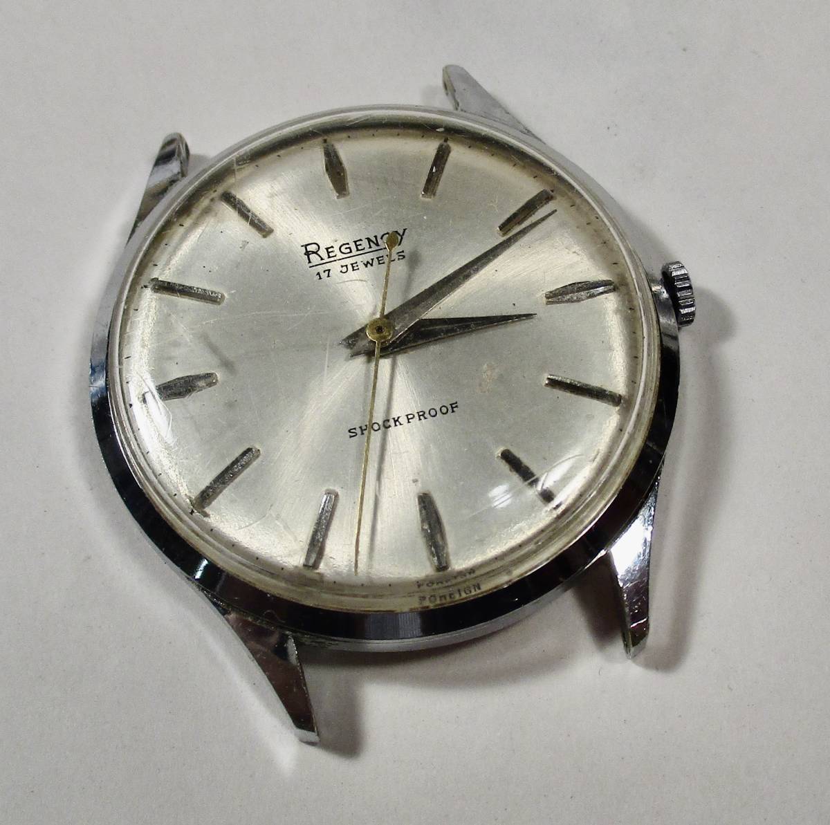 ☆ Regency 紳士用腕時計　クロムケース スイス　50年代