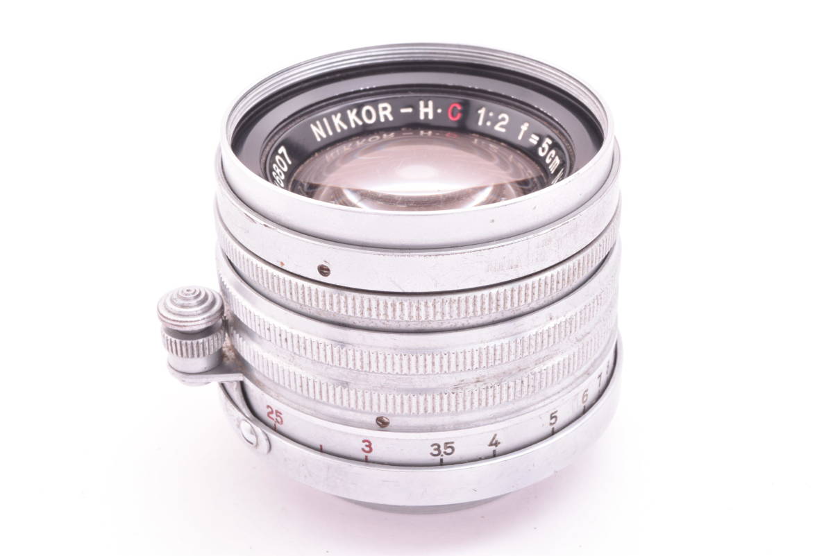 Nippon Kogaku NIKKOR-H.C 50mm f2 5cm NIKON ライカ Lマウント #7168