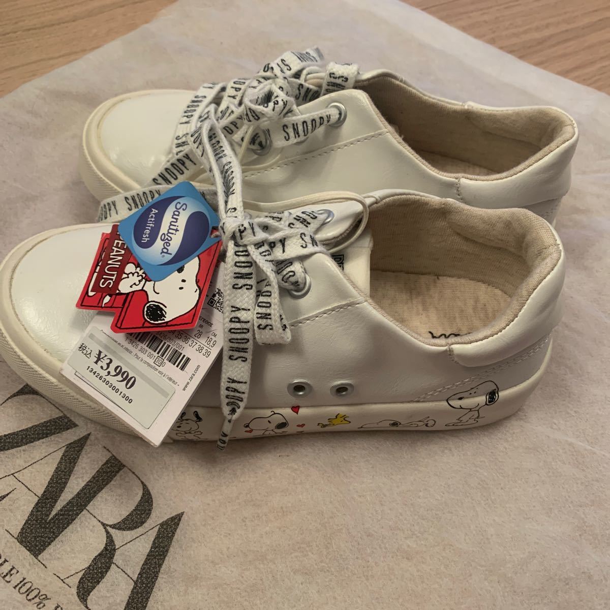Paypayフリマ 最終お値下げ Zara Kids 19cm スヌーピー スニーカー Paypayフリマ 最終お値下げ Zara Kids 19cm スヌーピー スニーカー