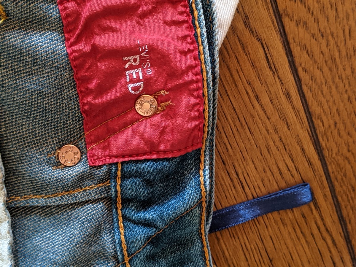 Levi's red warped マルジェラ 青錆 リーバイス レッド ジーンズ Levi's red warped マルジェラ 青錆 リーバイス レッド ジーンズ