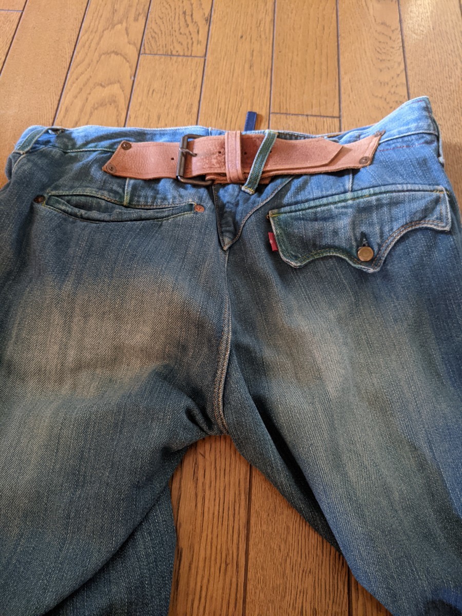 Levi's red warped マルジェラ 青錆　リーバイス　レッド　ジーンズ　ワープド