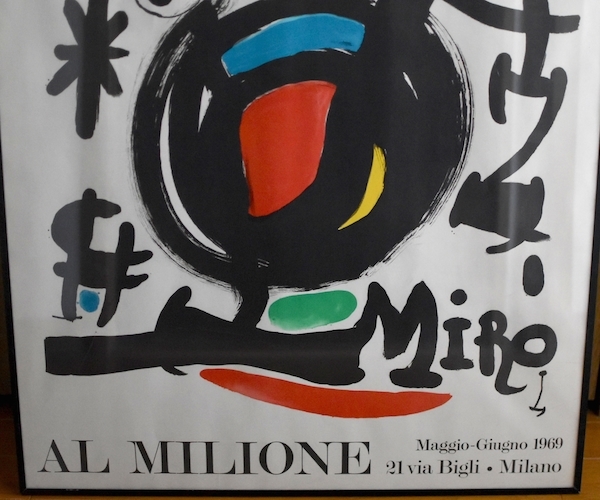 [art] ジョアン・ミロ JOAN MIRO 1969 リトグラフ刷 ポスター_画像4