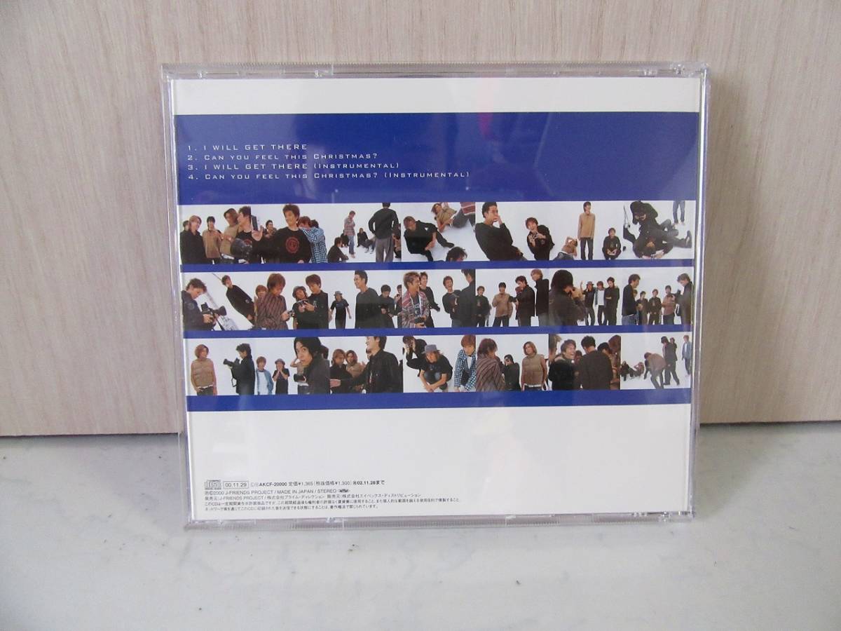【23-47】J-FRIENDS　「I　WILL　GET　THERE」　ジャニーズ　CD　TOKIO　V6　KinkiKids_画像2