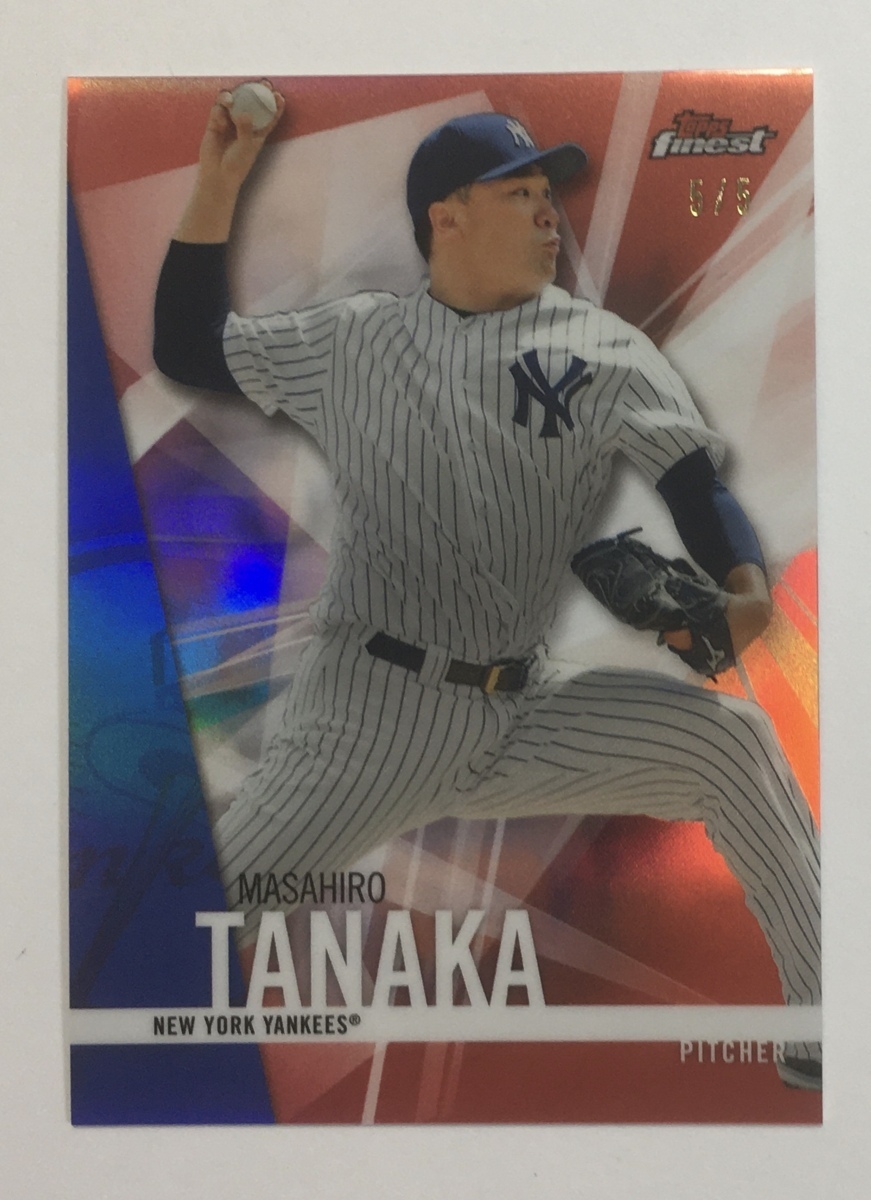 【SALE/37%OFF】 【ラストNo.5/5枚限定】田中将大 2017 Topps Finest Red Refractor Card Topps