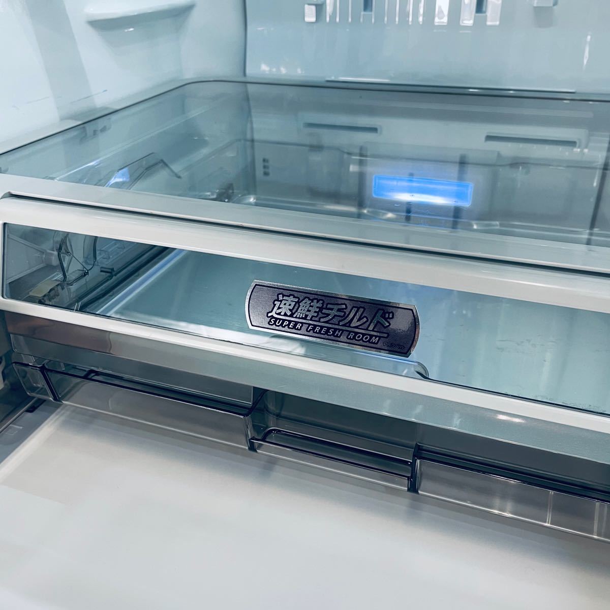 極美品　TOSHIBA GR-R500GW(XK) ガラストップ5ドア 冷凍冷蔵庫　東芝　VEGETA ベジータ　ブラック