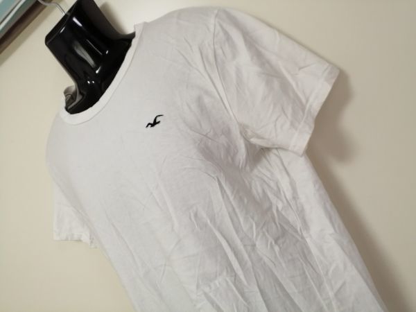 kkaa827 ■ HOLLISTER ■ ホリスター Tシャツ カットソー トップス 半袖 コットン 白 S_画像4