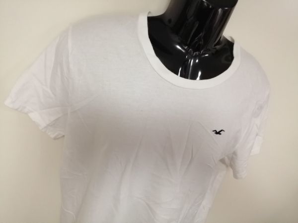 kkaa827 ■ HOLLISTER ■ ホリスター Tシャツ カットソー トップス 半袖 コットン 白 S_画像5