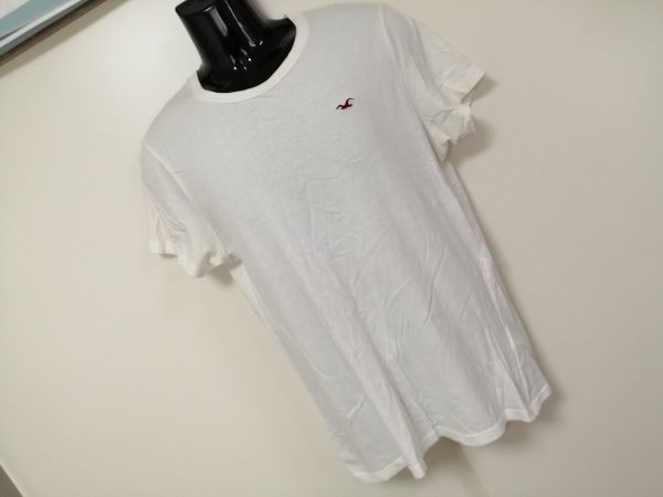 kkaa828 ■ HOLLISTER ■ ホリスター Tシャツ カットソー トップス 半袖 コットン オフホワイト XS