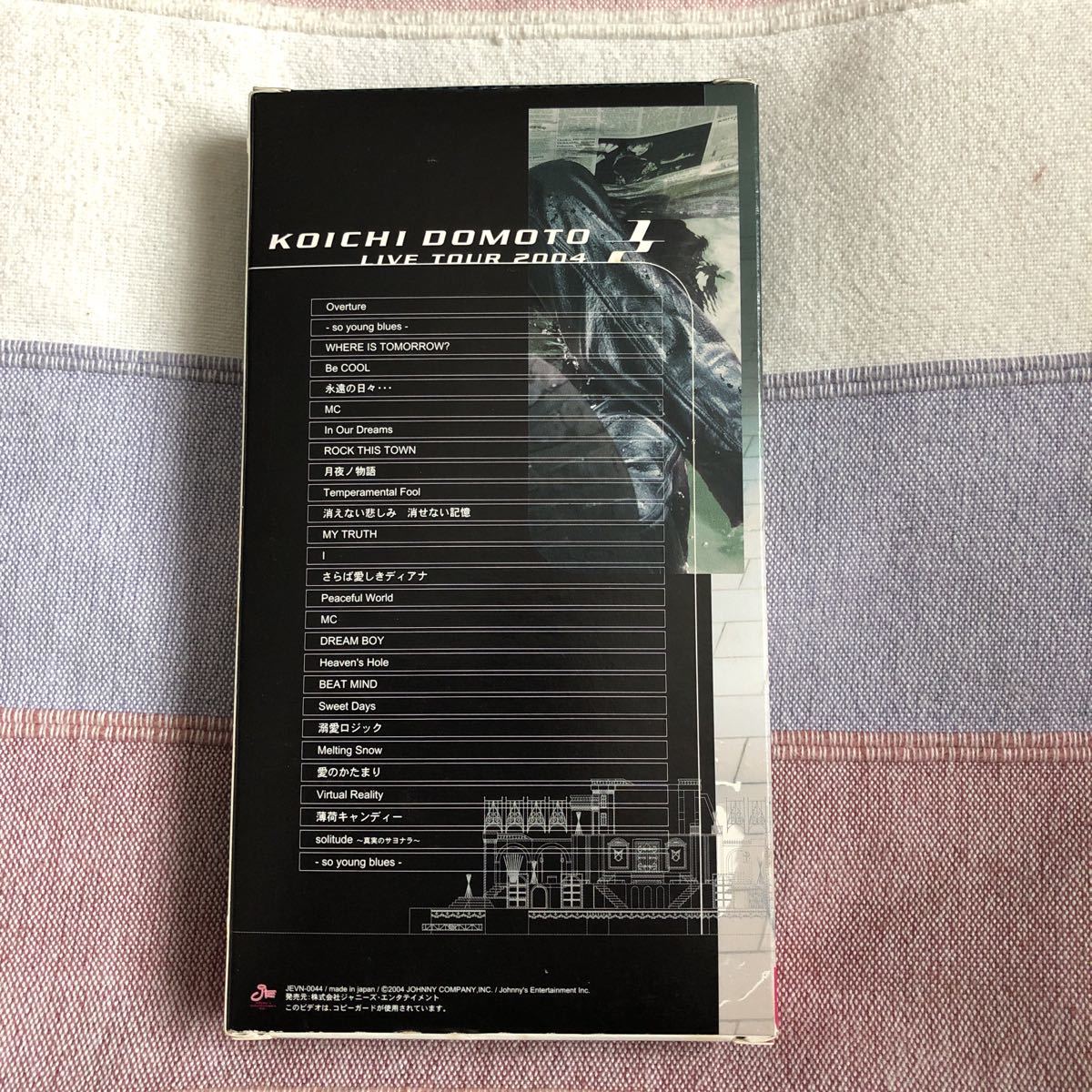  Doumoto Kouichi Live Tour 2004 1/2 VHS cassette tape outright sales Johnny's 