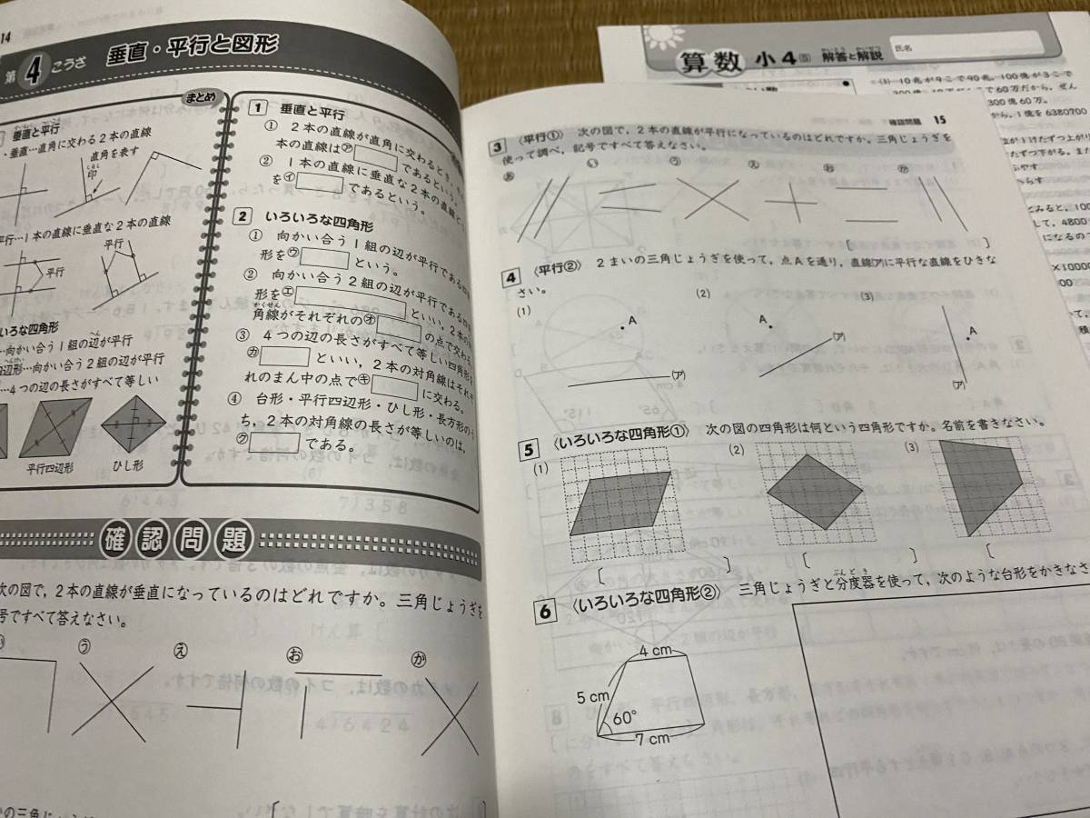 テレビで話題 小学４年 標準レベル 国語 夏期テキスト 塾 教材 .bi