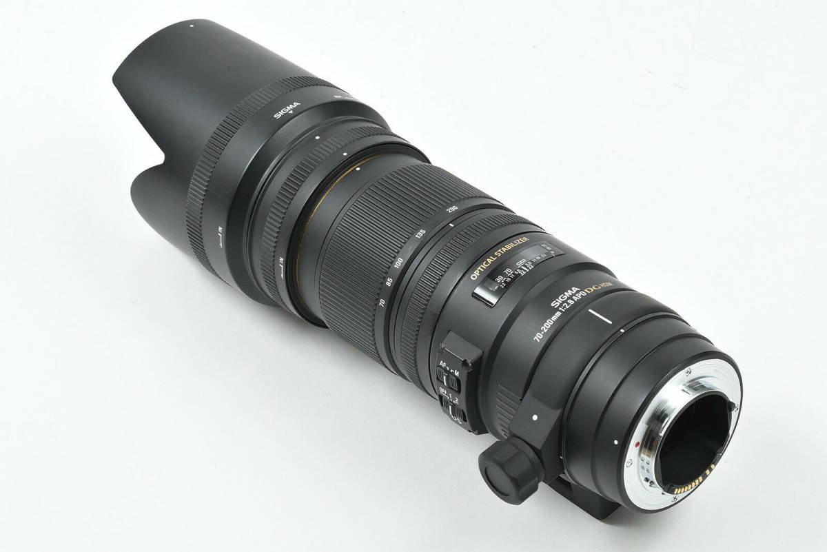 ★良品★SIGMA APO 70-200mm F2.8 EX DG OS HSM シグマSAマウント フード付き♪/c16_画像10