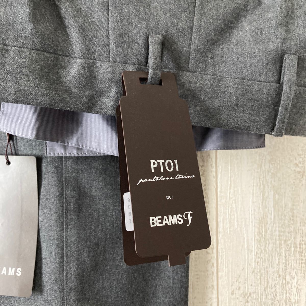 PT01】 PT01 / COVA FIT ウールサキソニー 1プリーツスラックス PT01】 PT01 / COVA FIT ウールサキソニー 1プリーツスラックス