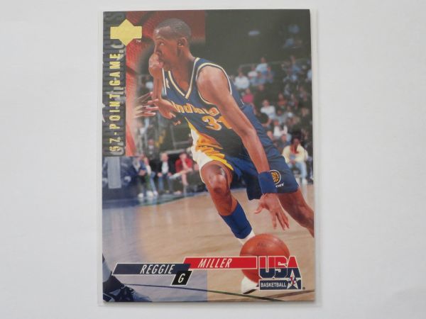 Reggie Miller レジー・ミラー 1994 Upper Deck USA #40_画像1