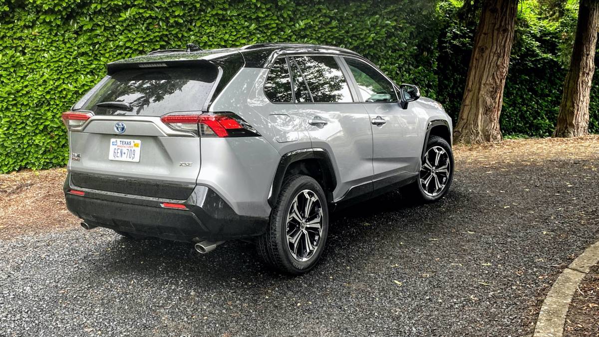 USトヨタ純正 21- TOYOTA RAV4 PRIME / HYBRID リア XSE エンブレム-US USDM北米JDM ラブフォーPHV AXAP54 AXAH52 AXAH54 50系ハイブリッド_画像7