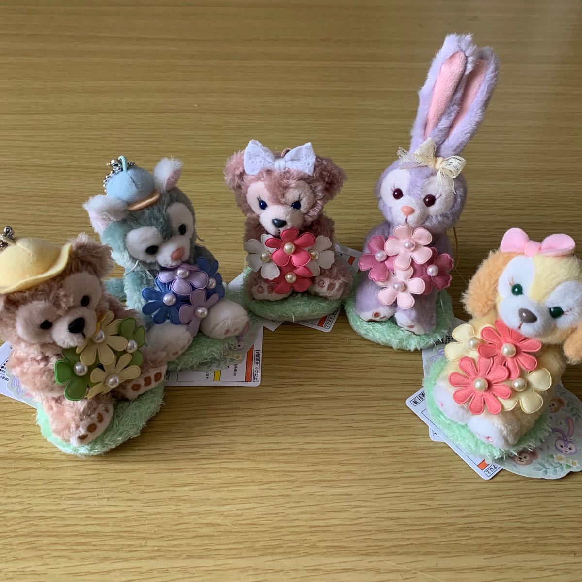 スプリングインブルーム ぬいぐるみストラップ 5個セット ディズニー スプリングインブルーム ぬいぐるみストラップ 全5