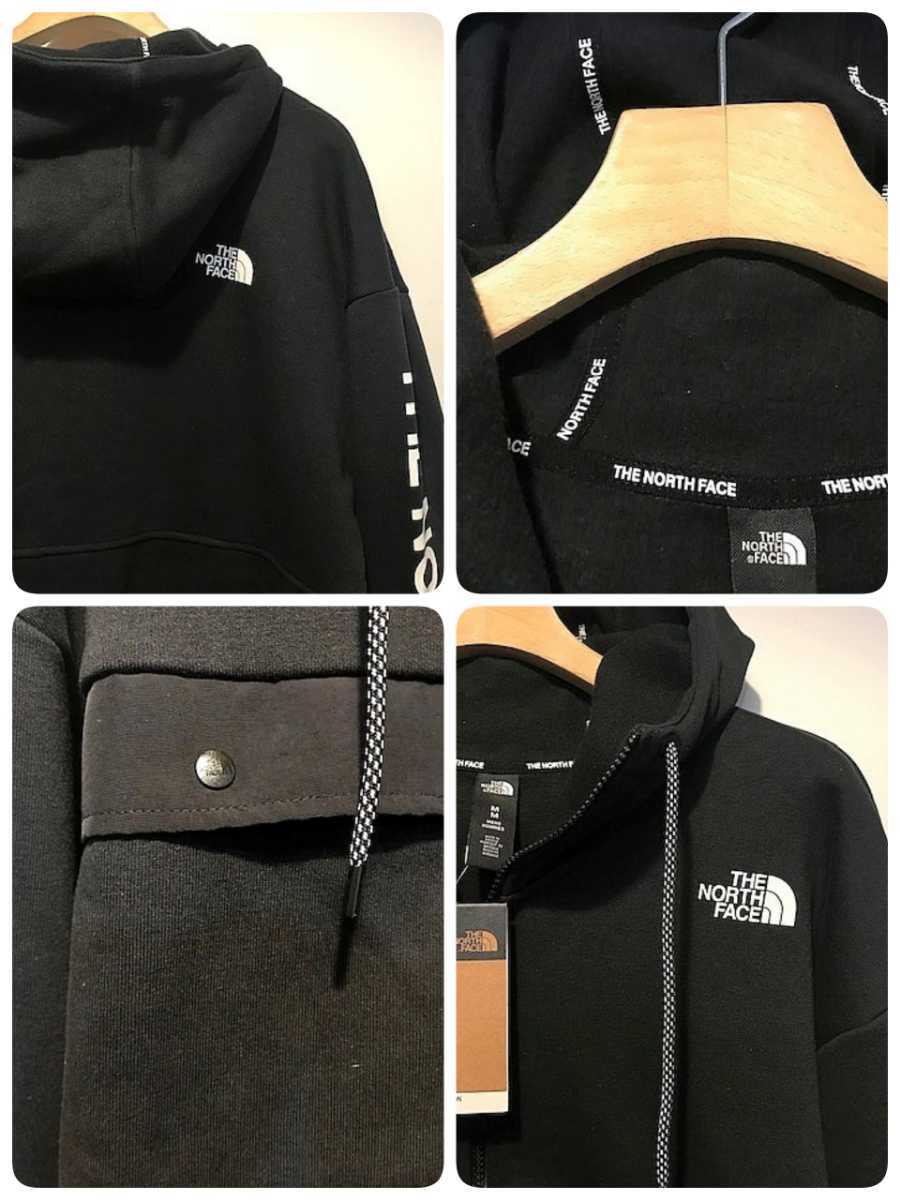 新品正規 ノースフェイス THE NORTH FACE ロゴグラフィックパーカー ジップパーカー メンズ NF0A3XB3 / JK3 / TNF BLACK_画像10