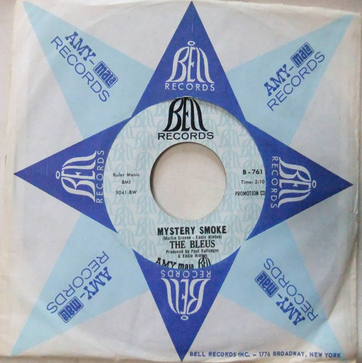 PayPayフリマ｜The Bleus / feat Duane Allman / A Julianna's Gone - B Mystery  Smoke / '7inch Single / '69US Bell Records / Promo-copy