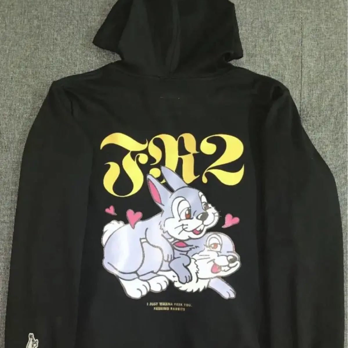 Paypayフリマ Fr2 Play With Hoodie エフアールツー うさぎ パーカー Paypayフリマ Fr2 Play With Hoodie エフアールツー うさぎ パーカー