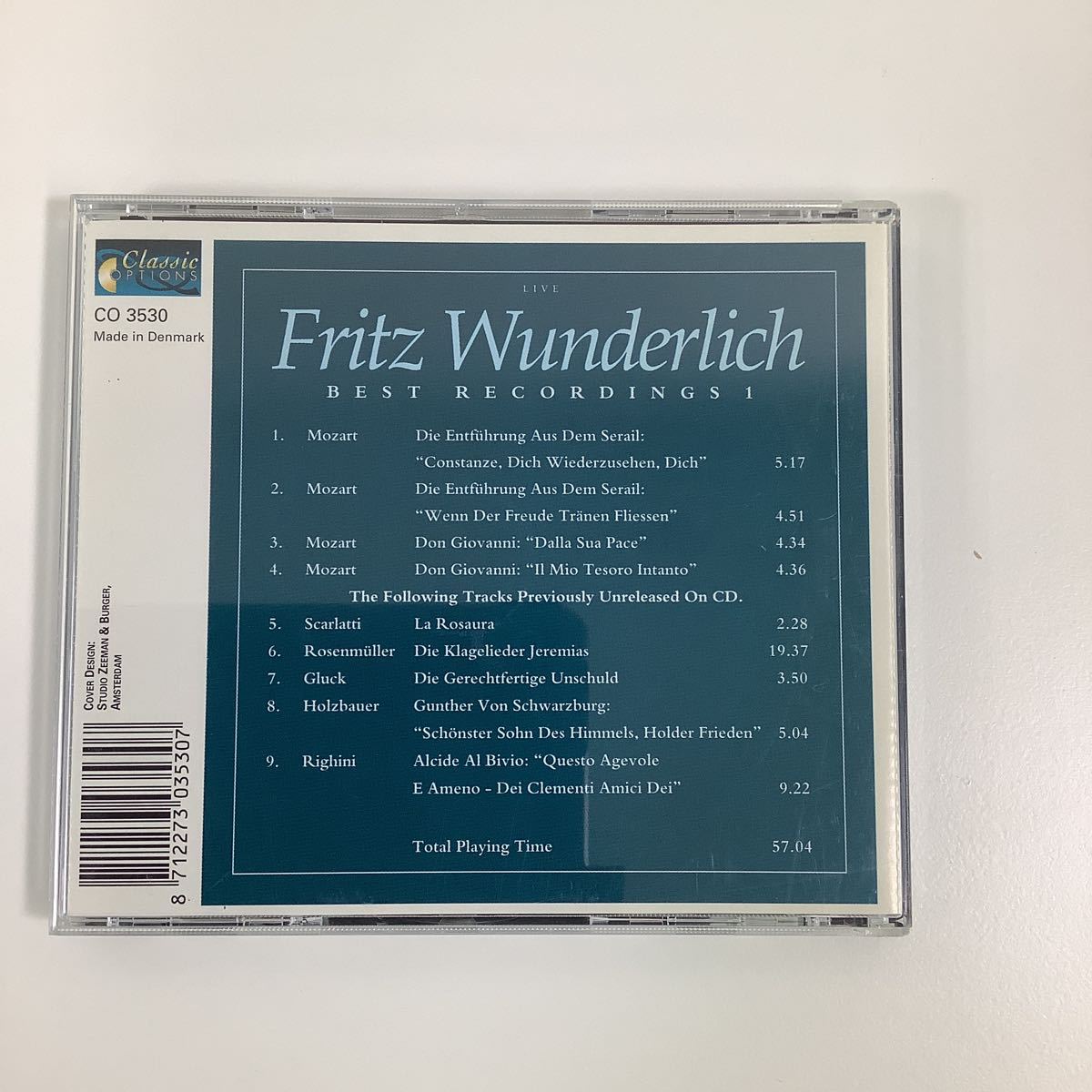 【CD】Fritz Wunderlich Best Recordings 1 フリッツ・ヴンダーリヒ【ta01b】_画像3