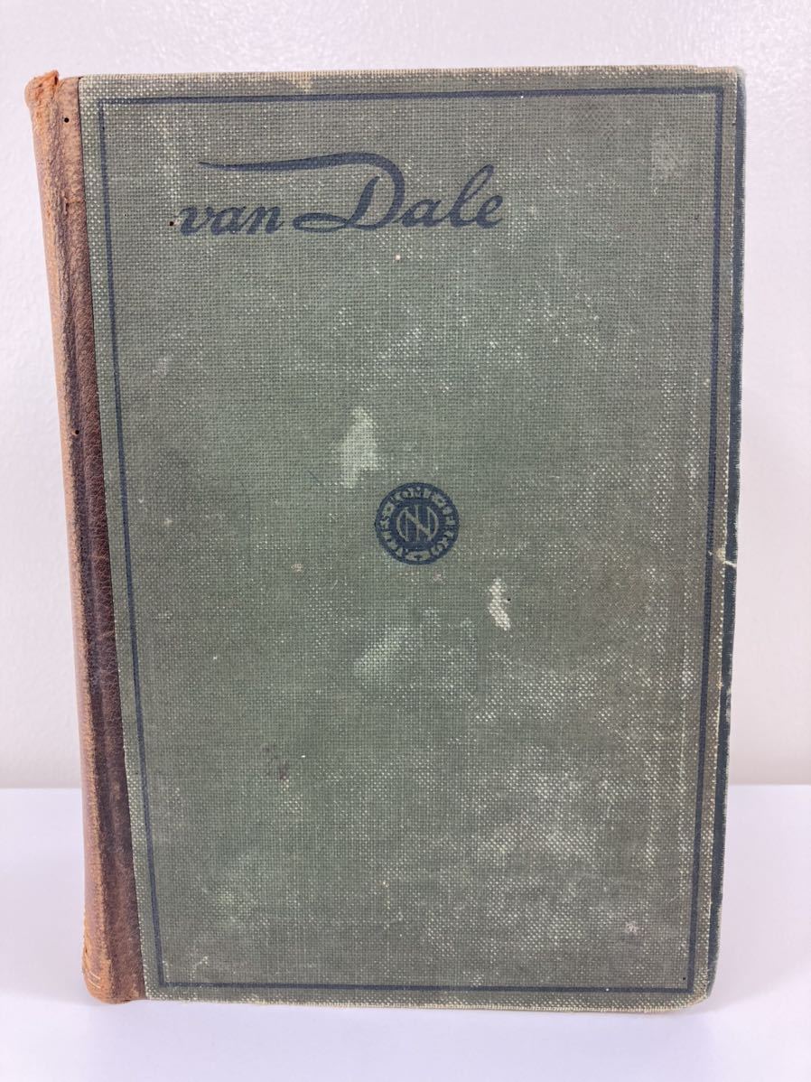 普及タイプ 【希少】GROOT WOORDENBOEK DER NEDERLANDSCHE TAAL オランダ語辞典1924年　Van Dale’s【ta02a】