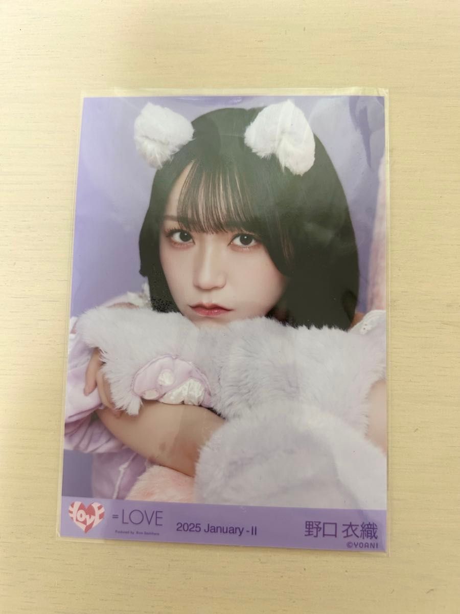 野口衣織 生写真 猫衣装 ヨリ イコールラブ｜Yahoo!フリマ（旧PayPay