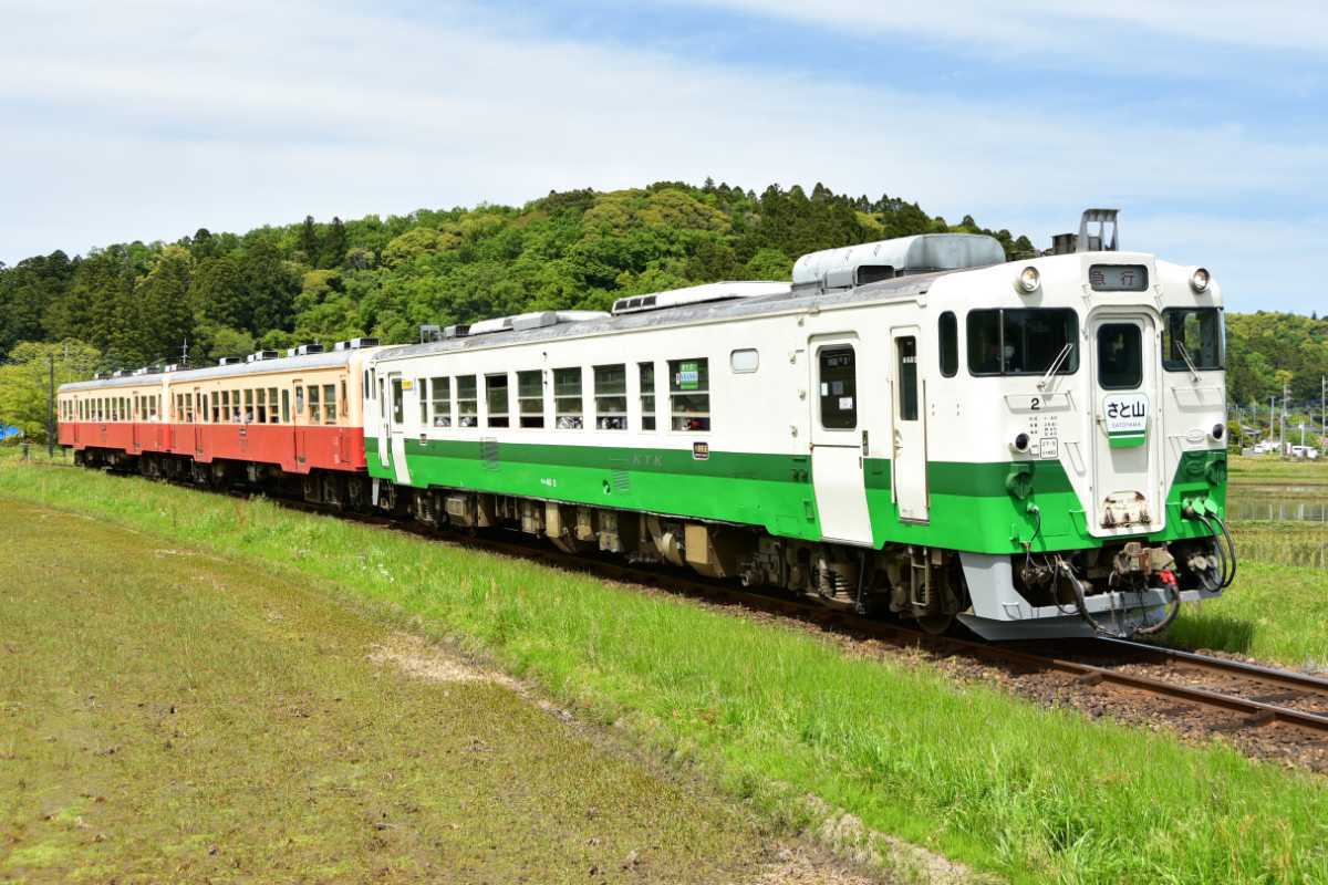 鉄道 デジ 写真 画像 小湊鐵道 キハ40 急行さと山 2_画像1