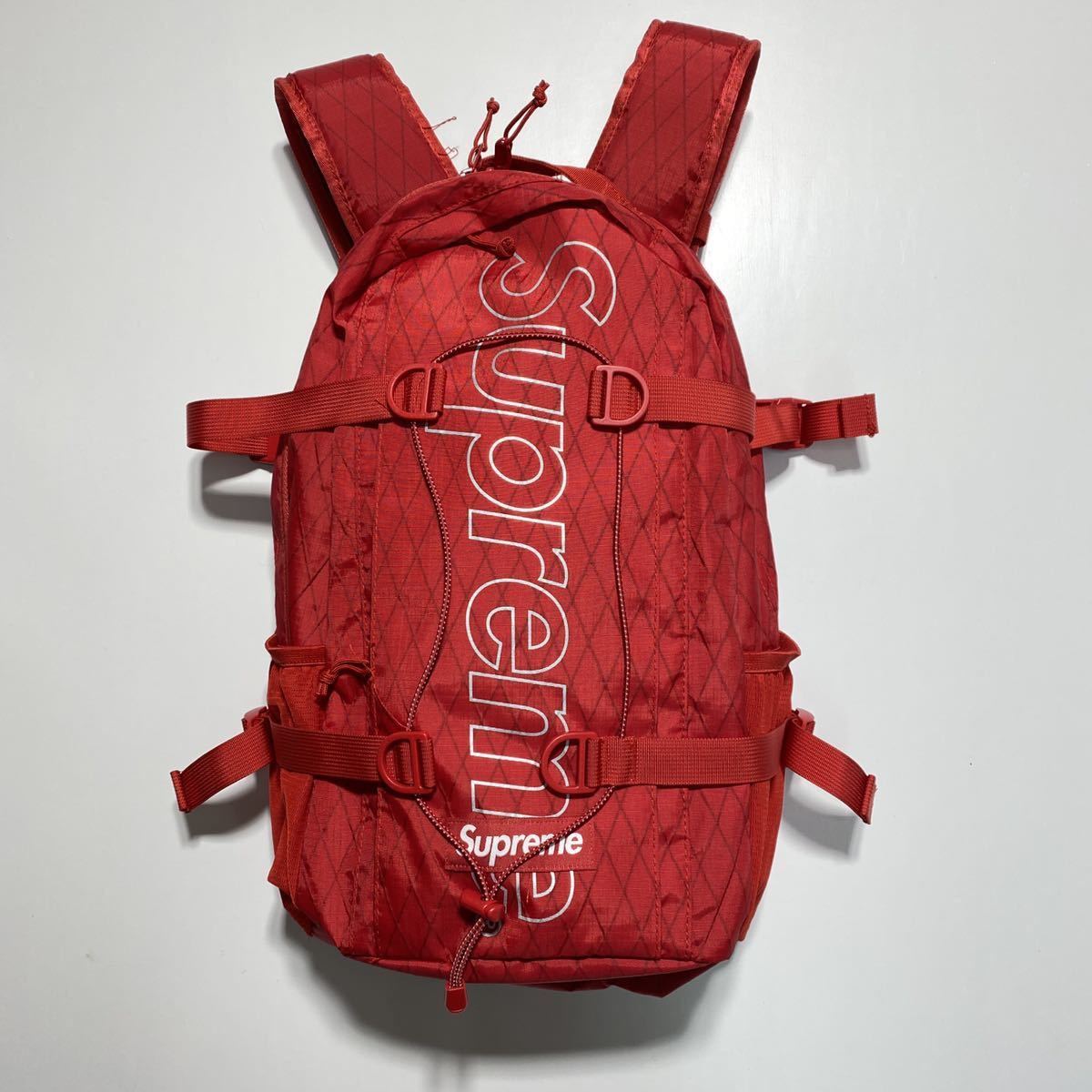 Supreme 18AW Back Pack Red シュプリーム バック パック レッド リュック G181 N2