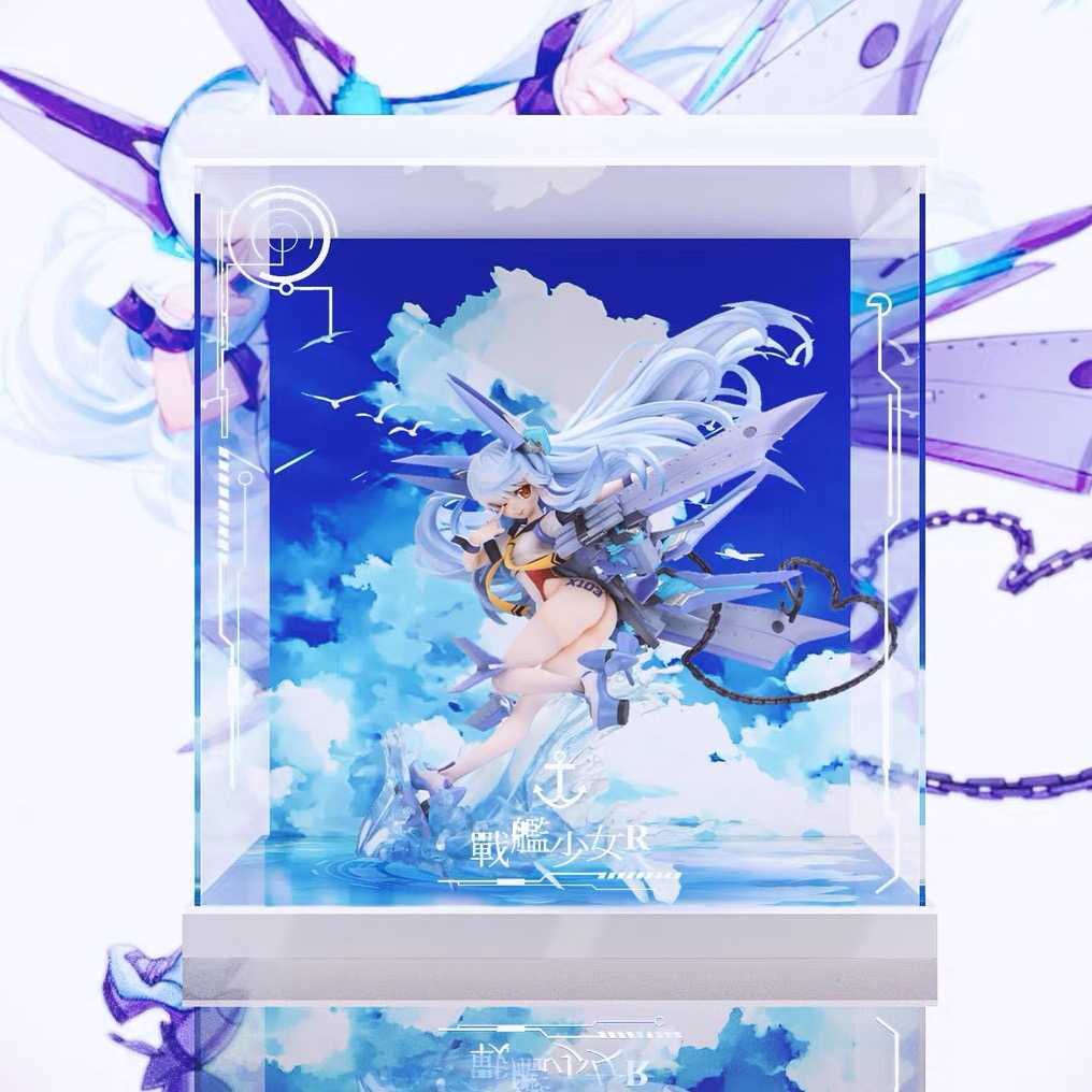 戦艦少女R ル・ファンタスク 1/5 ☆専用☆ フィギュアケース 展示ケース コレクションケース LED照明 アクリル ディスプレイ ショーケース