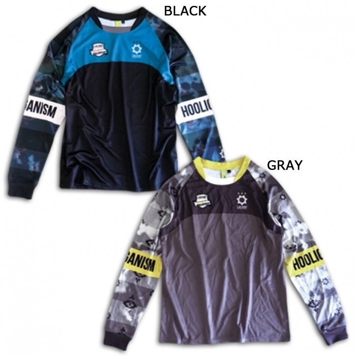 グランドセール futsal | 6029 BLACK (L) シャツ プラクティス 長袖