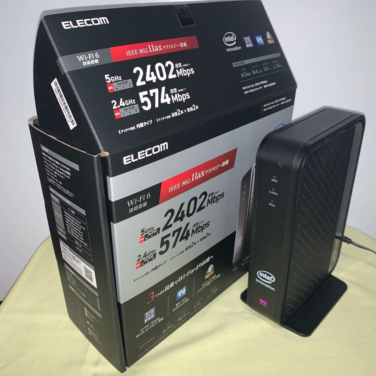 ELECOM Wi-Fi6 無線LANルーター WRC-X3000GS