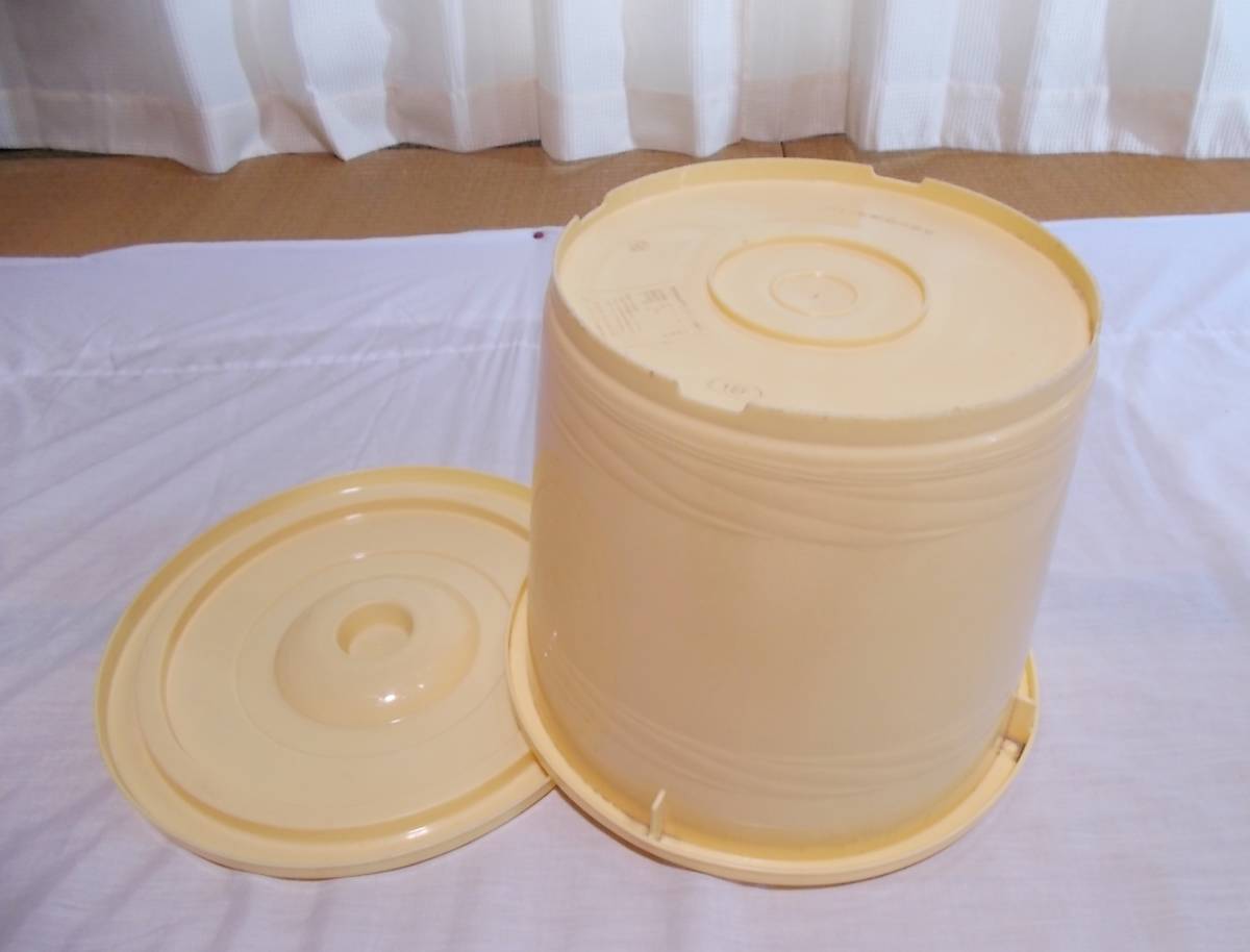  round pra boat * boat / water bin ④* jpy type 15L/ diameter 32.5cm* tsukemono pickles ./ container / pra ./ pra ./ plastic bucket / pot / aquarium /. water tank *