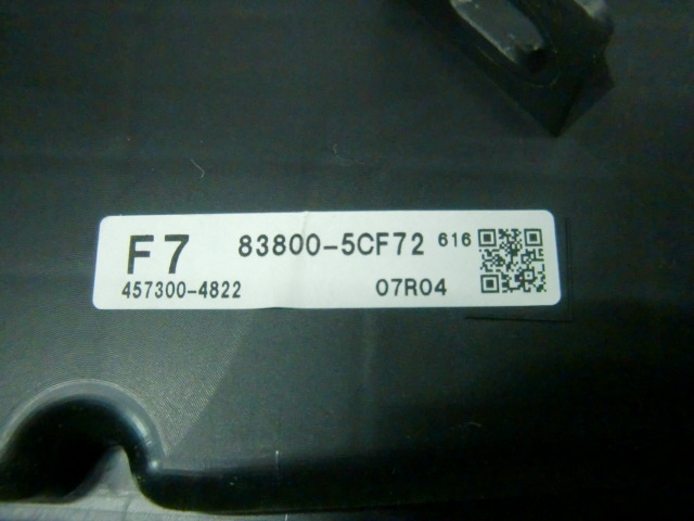 5A】 アクア NHP10 スピードメーター 58.630km 83800-5CF72 デンソー 457300-4822 【662161】_画像6